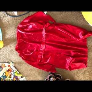 Women’s red robe